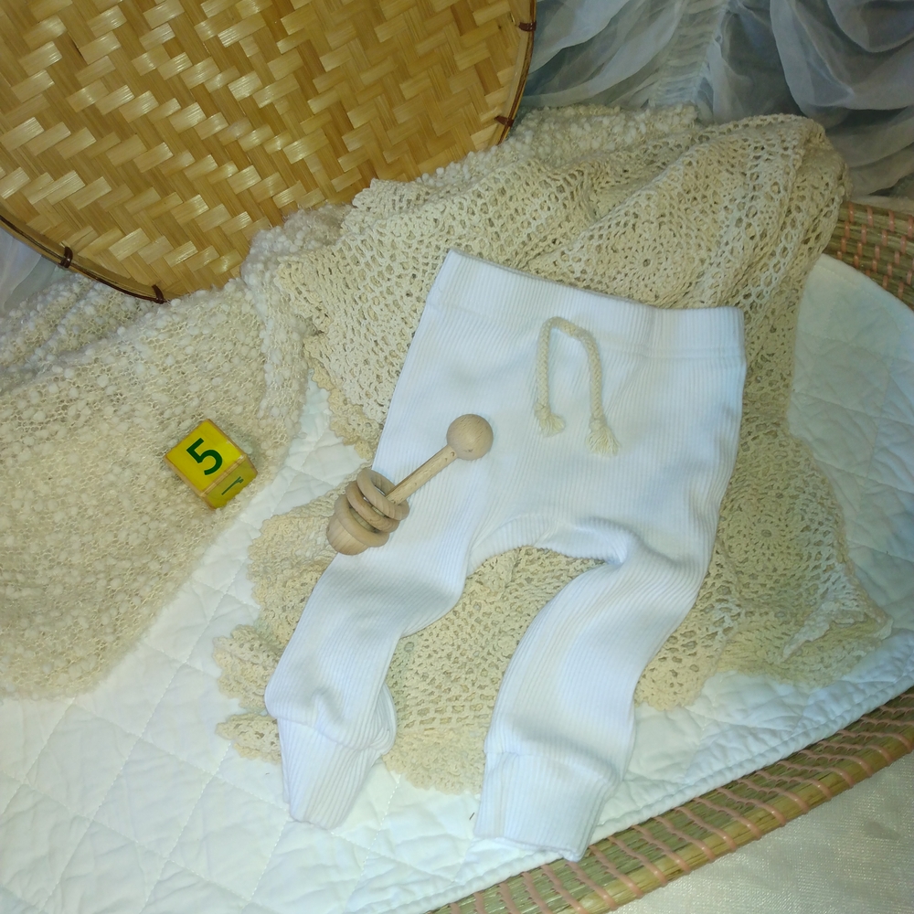 White Baby Pants